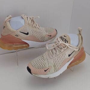 Nike Air Max 270 Women's 7 Light Soft Pink Athletic Running Sneaker Shoes